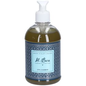AL BARA SAVON D'ALEP LIQUIDE 35% LAURIER FLACON POMPE
