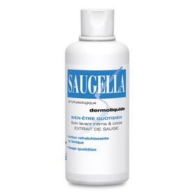 Saugella - Dermoliquide - Soin lavant pour l’hygiène intime quotidienne des femmes adultes - à base d’extrait de Sauge - Assure le bien-être intime quotidien - Flacon 500 ml