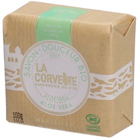LA CORVETTE Savon douceur bio Aloé Vera