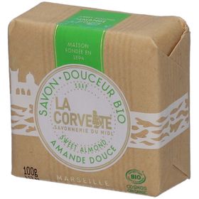 LA CORVETTE Savon douceur bio Amande Douce