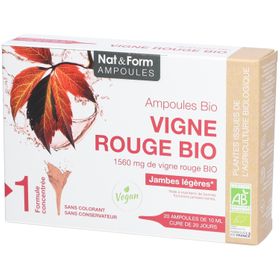 Nat&Form Ampullen Rote Weinrebe bio