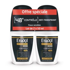 EtiaXil Deodorant Men Antitranspirant Control 48h Roll-On