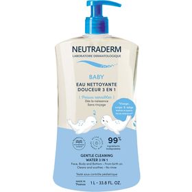 Neutraderm Baby Mildes Reinigungswasser 3 in 1