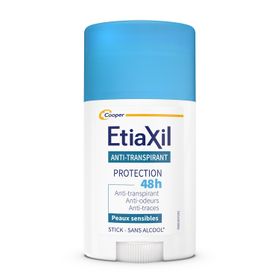 ETIAXIL - Déodorant Anti-transpirant -  Traitement Transpiration Modérée - Aisselles - Protection 48h - Stick - 40 ml