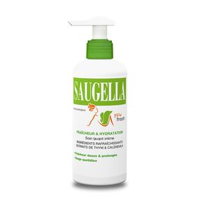 Saugella YouFresh – Soin lavant intime – Fraîcheur – Extraits de thym, de menthol & calendula – Préserve l’équilibre intime – Pour adolescentes et jeunes femmes – 200 ml