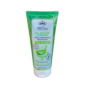 FREESENS® Gel douche surgras 3 en 1  -  Aloé Véra bio