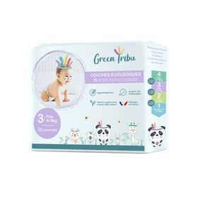 Green Tribu Couches Écologiques Bébé Mini Taille 3