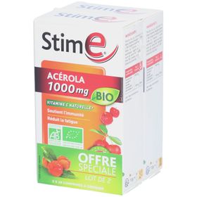 Stim E Acérola BIO 1000 mg vitamine C naturelle immunité & énergie