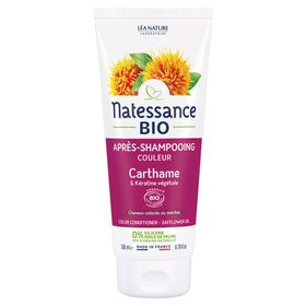 Natessance Après-Shampooing Couleur Bio Carthame et Kératine Végétale