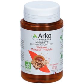 Arkogélules shiitaké, maitaké-reishi bio