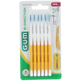 GUM® Bi-Direction Feine konische Interdentalbürste 1,4 mm