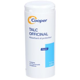 Cooper® Talc Officinal 120 g – Absorbierendes und schützendes Puder
