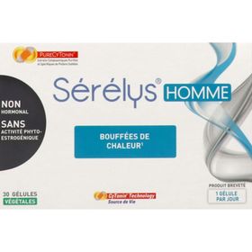 Sérélys Homme, Gélule, complément alimentaire pour l'andropause, bt 30