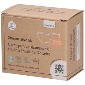 Comme Avant Demi-pain de shampoing solide à l'huile de noisette