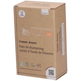 Comme Avant Pain de shampoing solide à l’huile de noisette