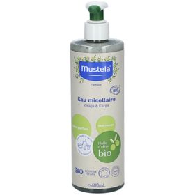 mustela® Eau micellaire Sans rinçage certfiée BIO