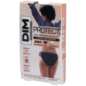 DIM Protect Waschbarer Menstruations-Slip - Slip - Bio-Baumwolle - Reichhaltiger Fluss - 44/46
