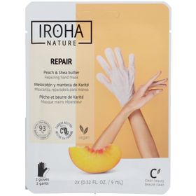 IROHA NATURE Gants de masque réparateur Peach