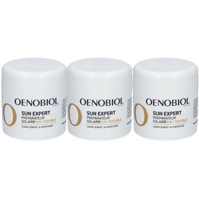 SUN EXPERT PREPARATEUR SOLAIRE PEAU SENSIBLE, complément alimentaire - 3 x 30 capsules