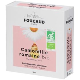 FOUCAUD Huile Essentielle Camomille Romaine - Maux de tête, Digestion - 5 ml Bio