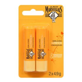 Le Petit Marseillais Soin Lèvres Nutrition lèvres desséchées x2