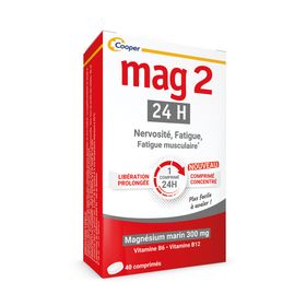 MAG 2 - 24H - Anti-Nervosität und Anti-Müdigkeit - 40 Tabletten