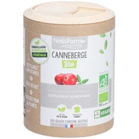 Nat&Form Canneberge Bio en gélules 200 gélules