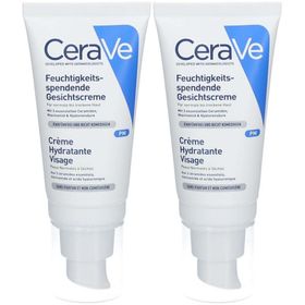 CeraVe Feuchtigkeitscreme für das Gesicht für normale bis trockene Haut 52 ml