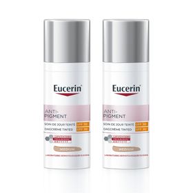 Eucerin ANTI-PIGMENT Soin de Jour Teinté Médium SPF 30 2x50 ml