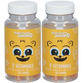 Nat & Form Junior Bär+ Gummibärchen Frucht 9 Vitamine