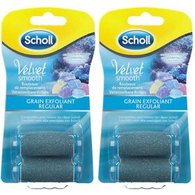 Scholl® Velvet smooth Pediküre-Raspel Aufladung Diamantkristalle Peeling
