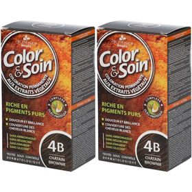 Les 3 Chênes® Color & Soin® 4B chatain brownie