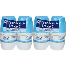 ETIAXIL Deodorant Anti-Transpirant 48 h - Roll-on 50ml Packung mit 2x50ml