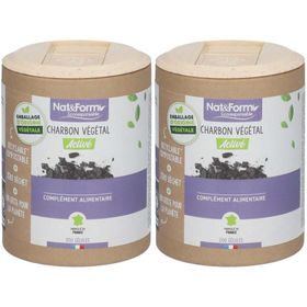 Nat & Form Ecocert® Aktivierte pflanzliche Kohle