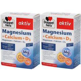 Doppelherz® aktiv Magnesium + Calcium + D3