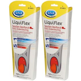 Scholl Semelles LiquiFlex™ Soutien Renforcé Hommes T2 (41-46.5)