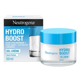 Neutrogena Gel-Crème Hydro Boost Visage Peaux Sensibles Acide Hyaluronique 50 ml