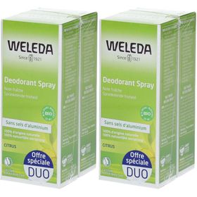 WELEDA Citrus Deodorant Spray Duo