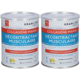 Laboratoire des GRANIONS® Décontractant Musculaire - Collagène Marin Poudre Saveur Citron
