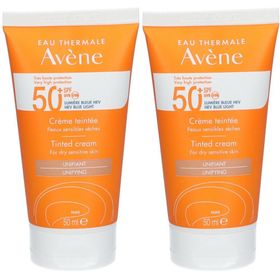 Avène Solaire - Getönte Creme SPF50+ UVB UVA Blaulicht HEV Mit Parfum