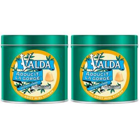 Valda Gommes Sans Sucres Miel Citron Adoucit La Gorge 140g