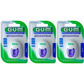 GUM® Expanding Floss Leicht gewachste Nylon-Zahnseide