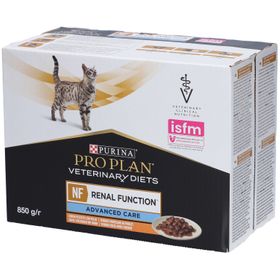 Purina Pro Plan Veterinary Diets NF Cat Huhn, 10 Beutel à 85 g