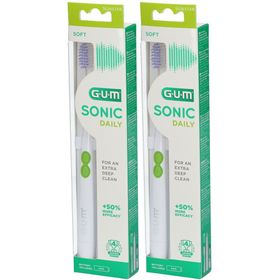 GUM® SONIC DAILY WHITE 4100 Batteriebetriebene elektrische Zahnbürste