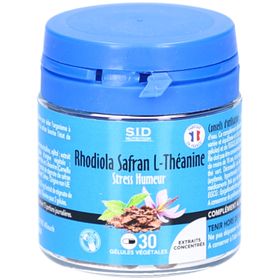 SID NUTRITION Rhodiola Safran L-Theanin