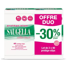 Saugella Cotton Touch - Hypoallergene & weiche Slipeinlagen