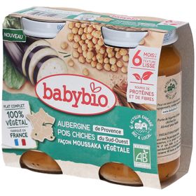 BABYBIO Aubergine Kichererbsen nach Moussaka-Art Vegetarisch