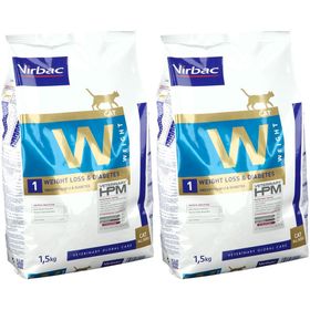 Virbac VETERINARY HPM® Weight Loss & Diabetes, Croquettes chat obèse