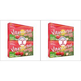 VITASCORBOL ACEROLA 1000 - Nahrungsergänzungsmittel Vitamin C - Tube mit 30 Tabletten 2er-Pack