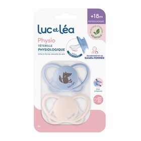 LUC ET LEA Physiologisches Schnuller-Duo - Wolf